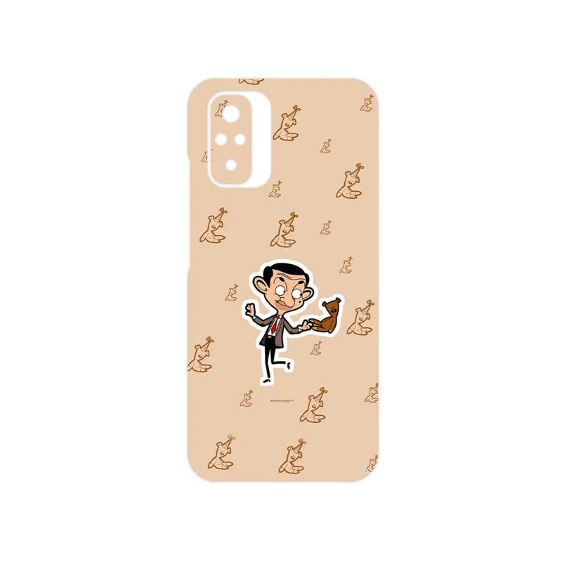 برچسب پوششی ماهوت مدل Mr.Bean مناسب برای گوشی موبایل شیائومی Redmi Note 10