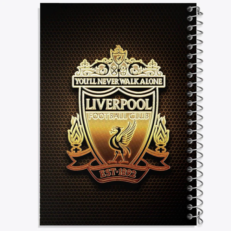 دفتر شطرنجی 50 برگ خندالو طرح باشگاه لیورپول کد 26979