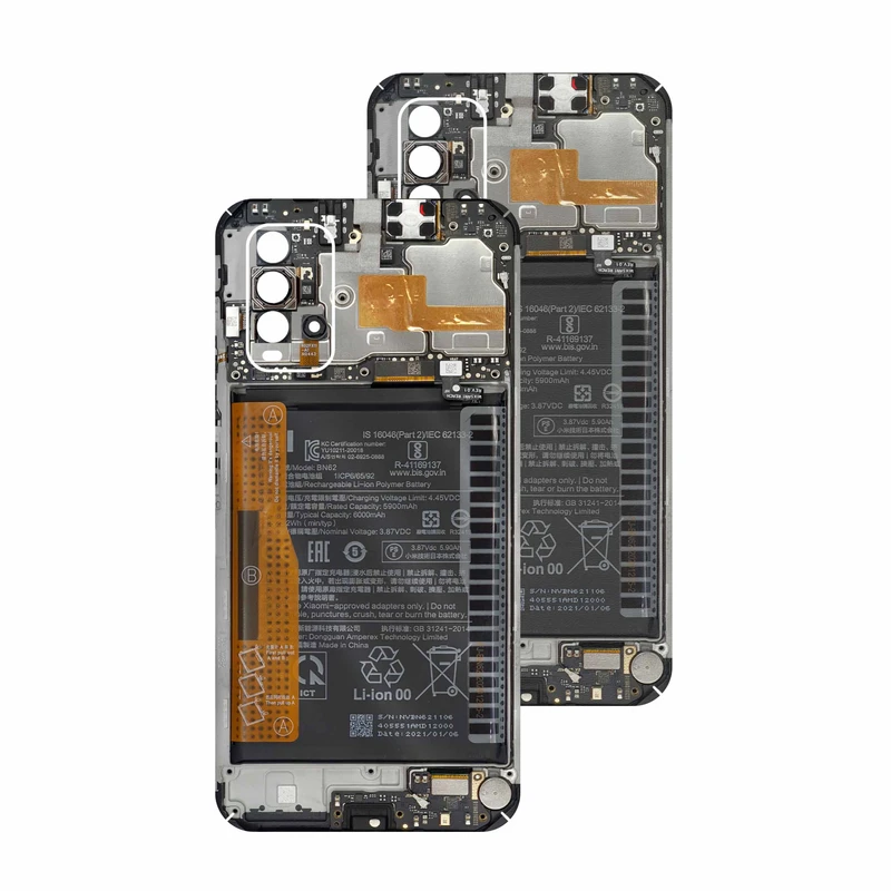 برچسب پوششی ماهوت مدل Underskin VIVID مناسب برای گوشی موبایل شیائومی Redmi 9T بسته دو عددی