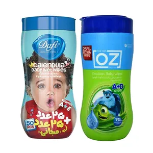 دستمال مرطوب اُزد مدل CALENDULA & A+D