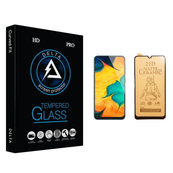 محافظ صفحه نمایش سرامیکی دلتا مدل HD مناسب برای گوشی موبایل سامسونگ Galaxy A30