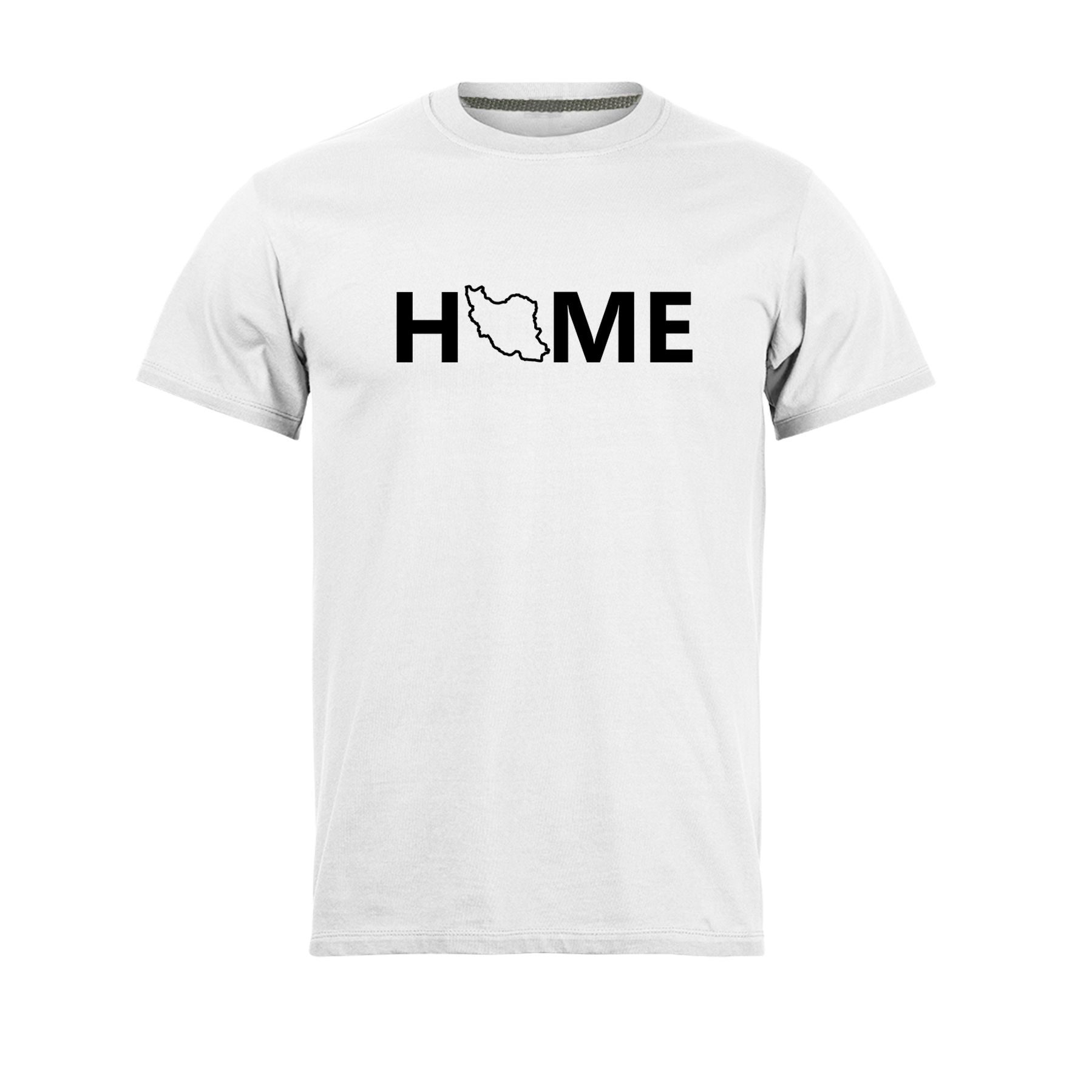 تی شرت آستین کوتاه مردانه مدل HOME_NC1_0092 رنگ سفید
