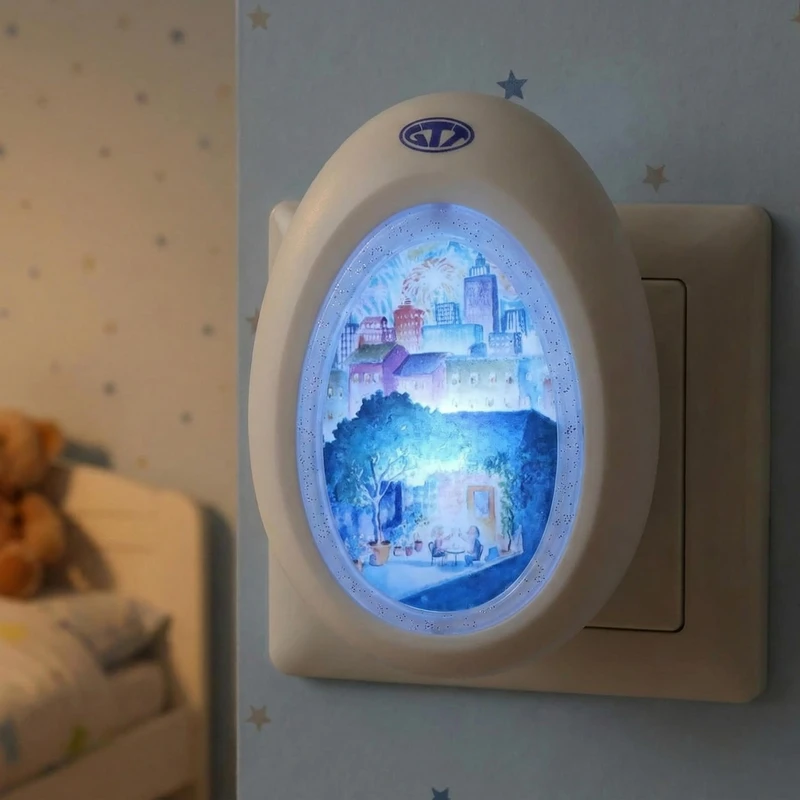 چراغ خواب جی تی تی مدل L-438-E طرح شب