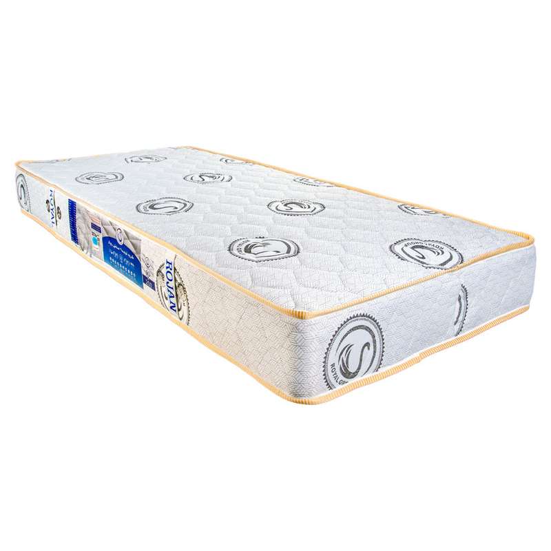 تشک رویال مدل طبی فنری روژان قو یک نفره سایز 90x200 سانتی متر