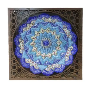 بشقاب میناکاری مدل اسلیمی کد 109 