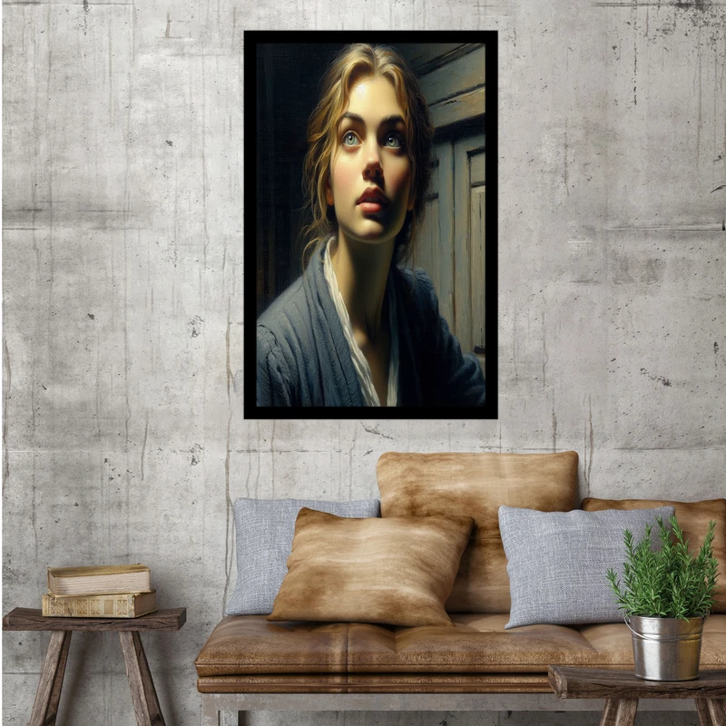 تابلو بکلیت طرح چهره هنری و مدرن مدل B-bu1507