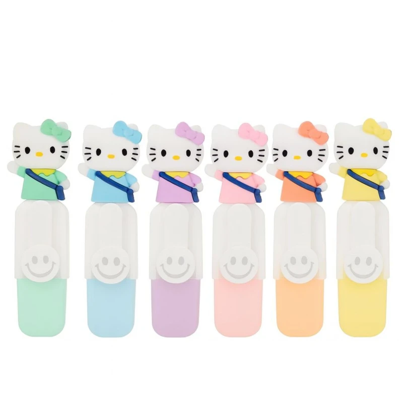 ماژیک علامت گذار مدل کیتی مجموعه ۶ عددی