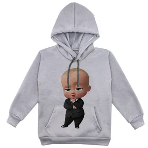 هودی پسرانه مدل بچه رییس F41 رنگ طوسی