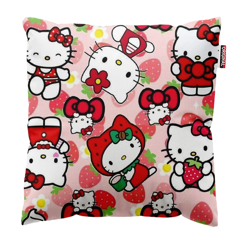 کوسن پاد آفرین طرح کارتونی کیتی کد 2477 سایز 30*30 سانتی متر