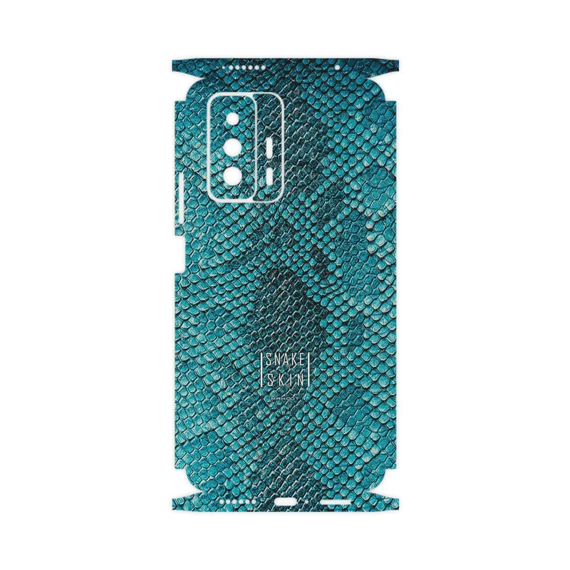 برچسب پوششی ماهوت مدل Blue Snake Skin-FullSkin مناسب برای گوشی موبایل شیائومی 11T 5G