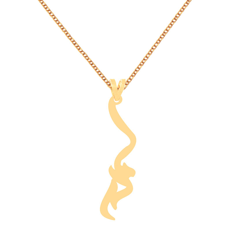 گردنبند طلا 18 عیار زنانه وی وی گلد مدل مادر کد 227