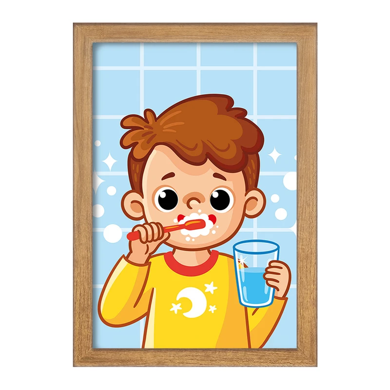 تابلو خندالو مدل دندان و دندانپزشکی کودکانه کد 27773