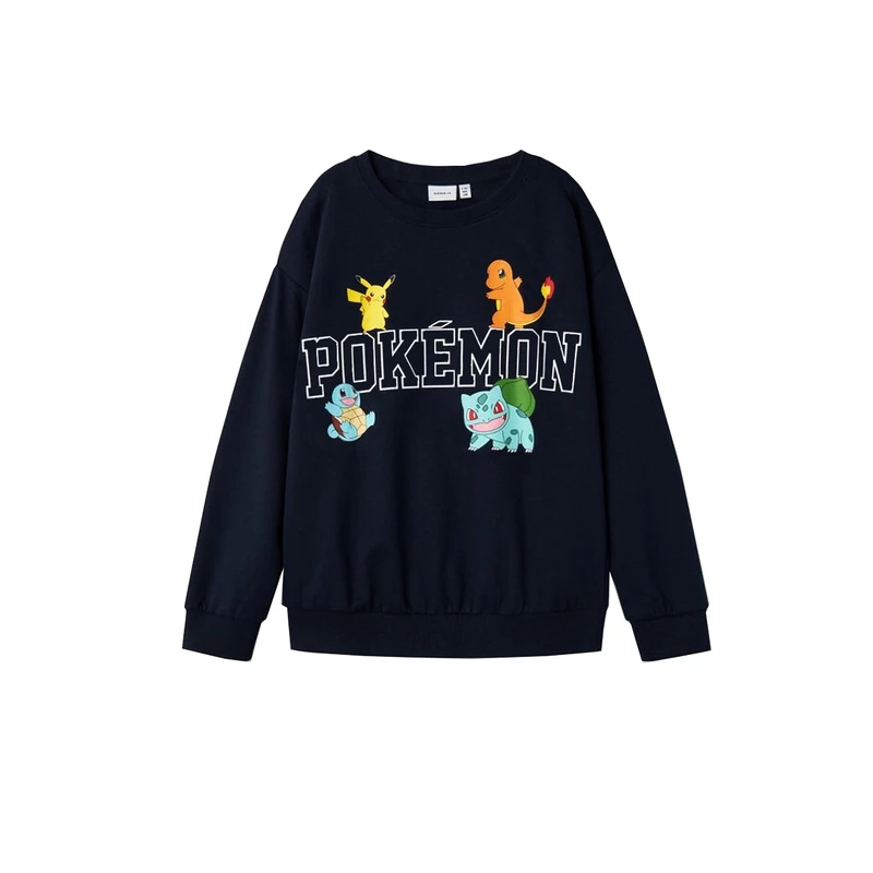 سویشرت پسرانه نیم ایت طرح پوکمون 890