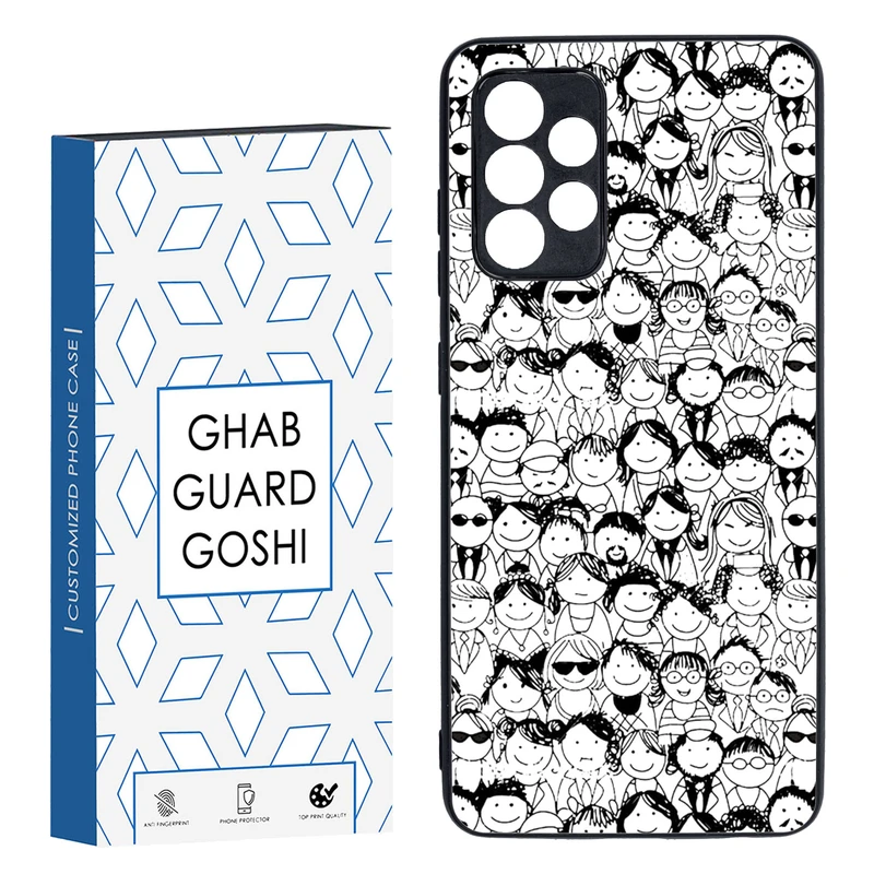 کاور قاب گارد گوشی طرح آدمک کد TPU-076 مناسب برای گوشی موبایل سامسونگ Galaxy A52