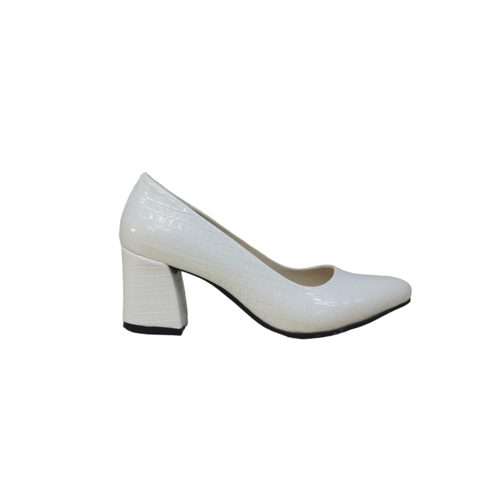 کفش زنانه مدل ZOP 19 LOBY ورنی رنگ سفید -  - 5