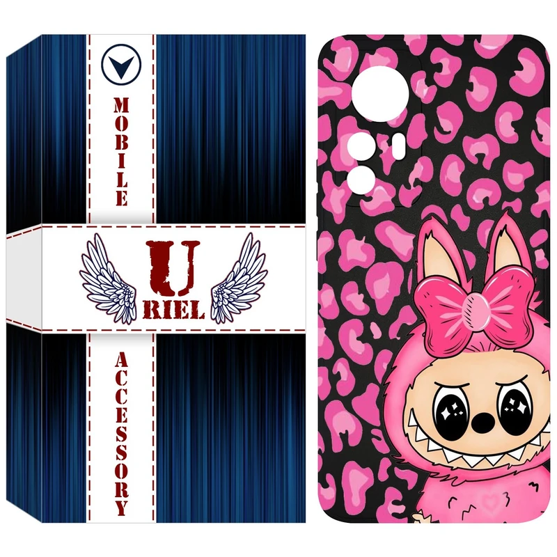 کاور یوریل قاب مدل KSH کد 107 طرح عروسک لبوبو مناسب برای گوشی موبایل شیائومی 12T