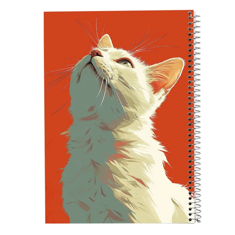 دفتر نقاشی 50 برگ مدوپد مدل سگ و گربه کد DF17234