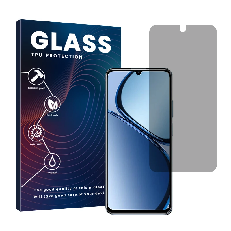 محافظ صفحه نمایش حریم شخصی گلس مدل Resistant مناسب برای گوشی موبایل ریلمی C63