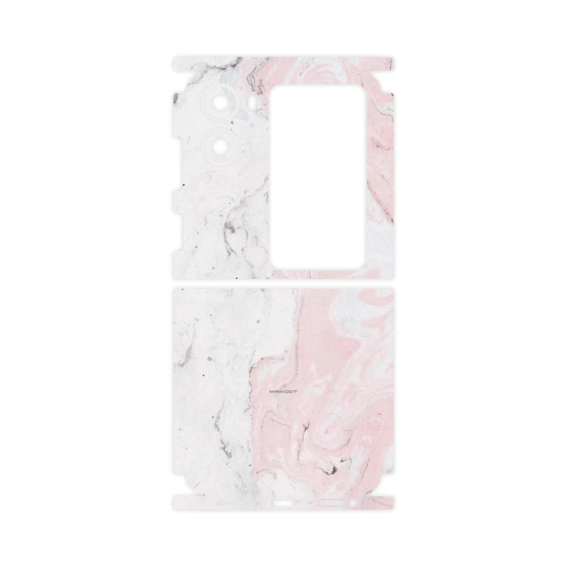 برچسب پوششی ماهوت مدل Blanco_Pink_Marble-FullSkin مناسب برای گوشی موبایل اپو Find N2 Flip