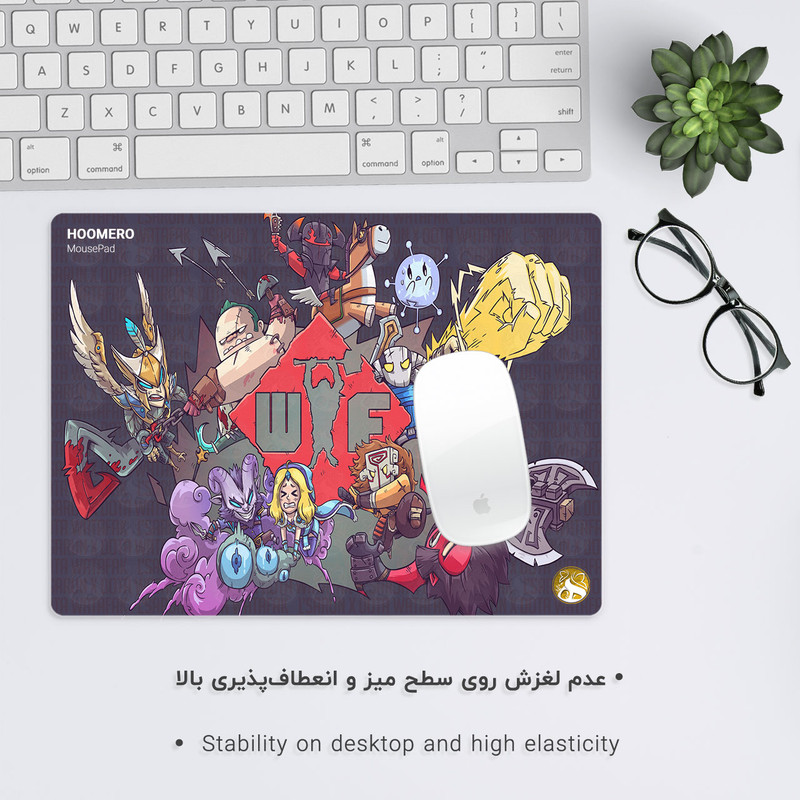 ماوس پد هومرو مدل A4109 طرح بازی Dota 2 2