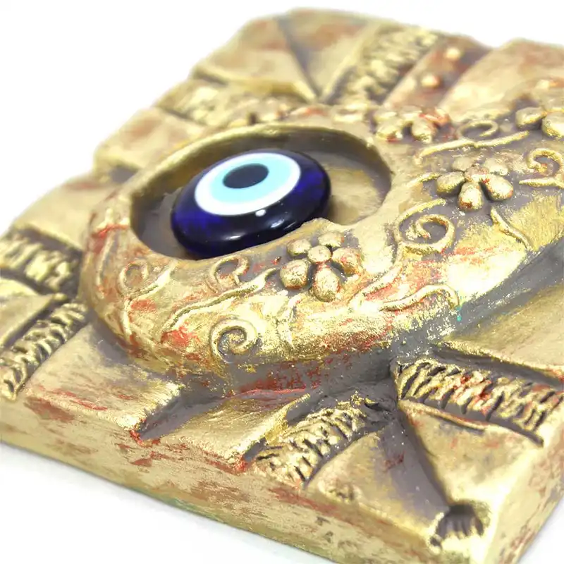 آویز سفالی طرح چشم نظر