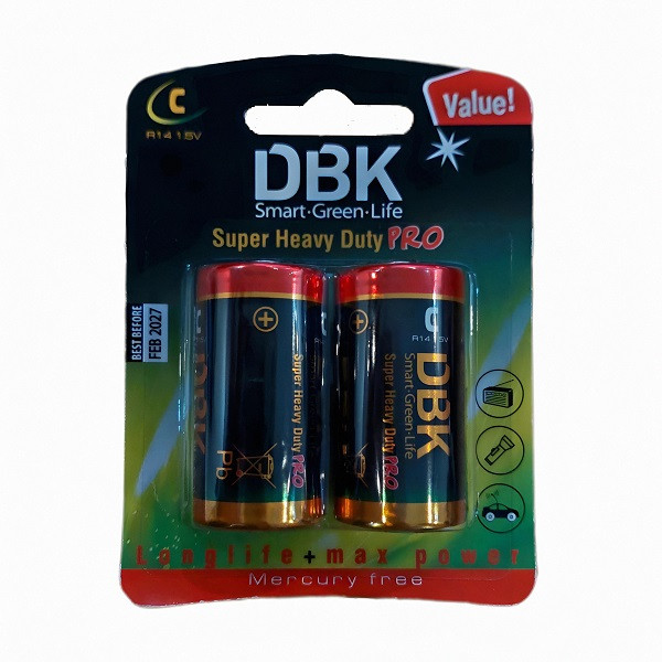 باتری دی بی کی مدل Super Heavy Duty بسته دو عددی