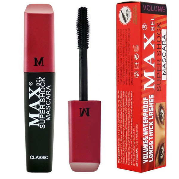 ریمل حجم دهنده مکسی بل مدل SUPER SHOCK VOLUME