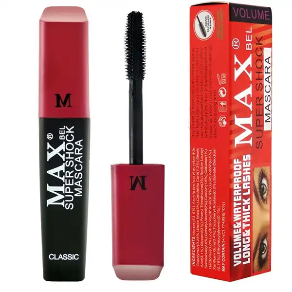 ریمل حجم دهنده مکسی بل مدل SUPER SHOCK VOLUME