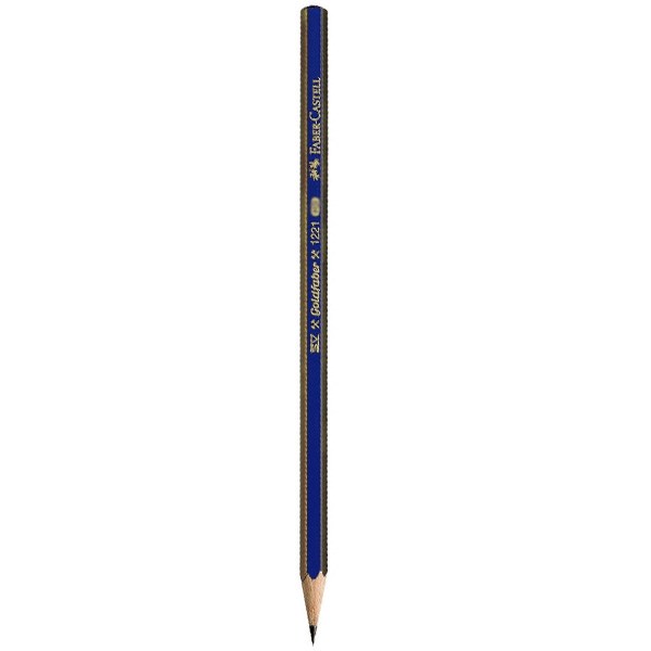 مداد مشکی Faber Castell مدل گلد فابر با  درجه سختی نوک B