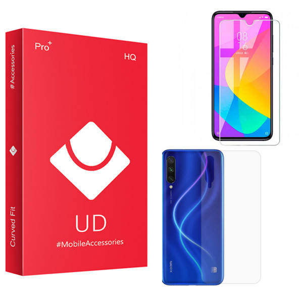 محافظ صفحه نمایش یو دی مدل HQ مناسب برای گوشی موبایل شیائومی Mi A3 به همراه محافظ پشت گوشی