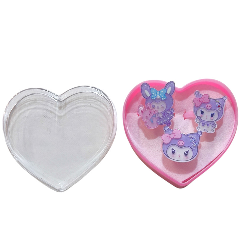 انگشتر دخترانه مدل  کرومی کد VENUS-BASTEKOR01 بسته 3 عددی