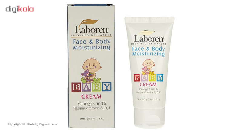 کرم مرطوب کننده صورت و بدن کودک لابورن مدل Baby حجم 50 میلی لیتر کرم مرطوب کننده صورت و بدن کودک لابورن مدل Baby حجم 50 میلی لیتر