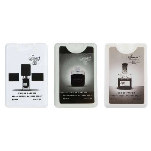 عطر جیبی مردانه اسمارت کالکشن مدل بلک افغان لجند اونتیوس حجم 20 میلی لیتر بسته 3 عددی