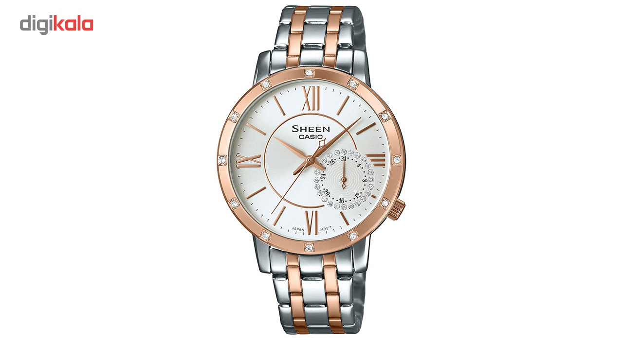 ساعت مچی عقربه ای زنانه کاسیو مدل SHE-3046SGP-7AUDR