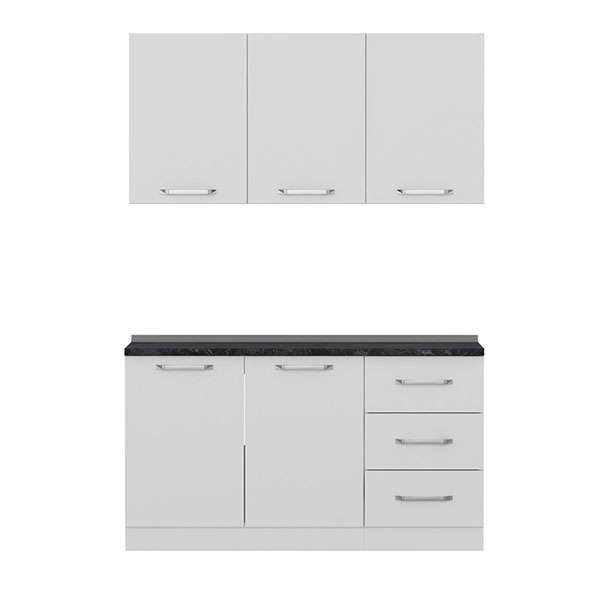 کابینت زمینی فلفور کابینت مدل 150 cm مجموعه چهار عددی کابینت زمینی فلفور کابینت مدل 150 cm مجموعه چهار عددی