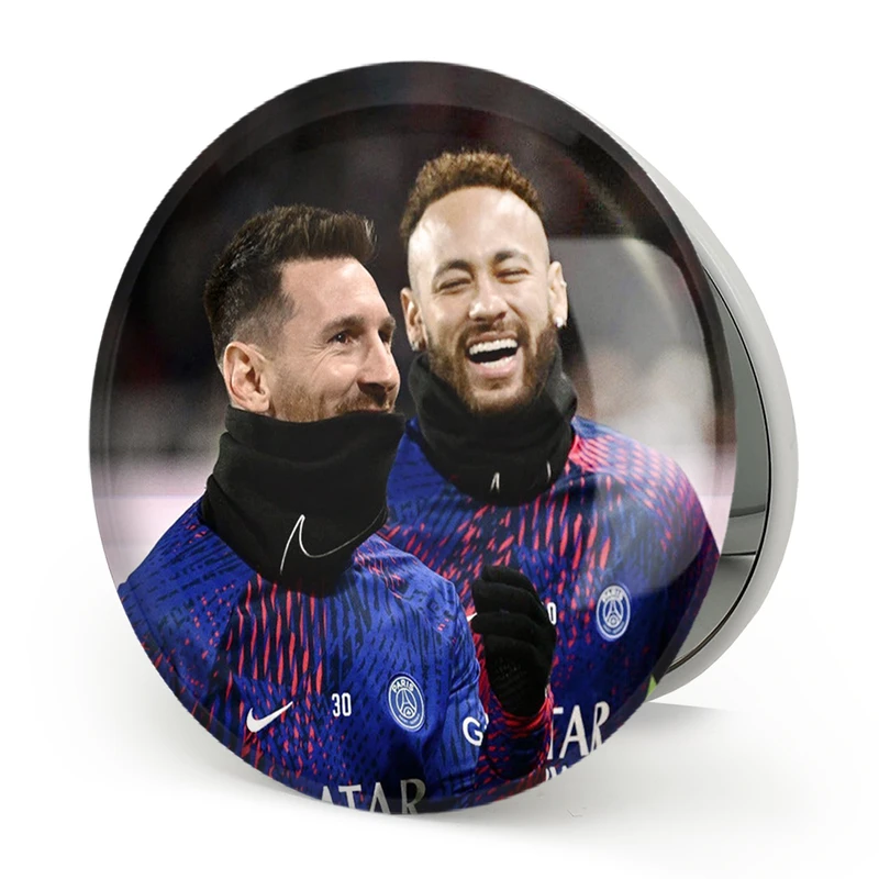 آینه جیبی خندالو طرح نیمار Neymar مدل تاشو کد 28603