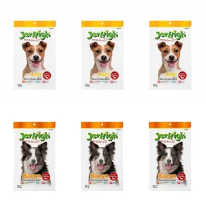 تشویقی سگ جرهای مدل جگر و بیکن 33 طعم مرغ وزن 420 گرم بسته 6 عددی 