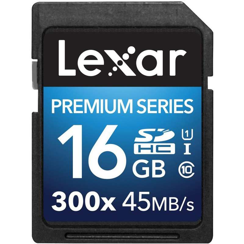 کارت حافظه SDHC لکسار مدل Premium کلاس 10 استاندارد UHS-I U1 سرعت 45MBps 300X ظرفیت 16 گیگابایت کارت حافظه SDHC لکسار مدل Premium کلاس 10 استاندارد UHS-I U1 سرعت 45MBps 300X ظرفیت 16 گیگابایت
