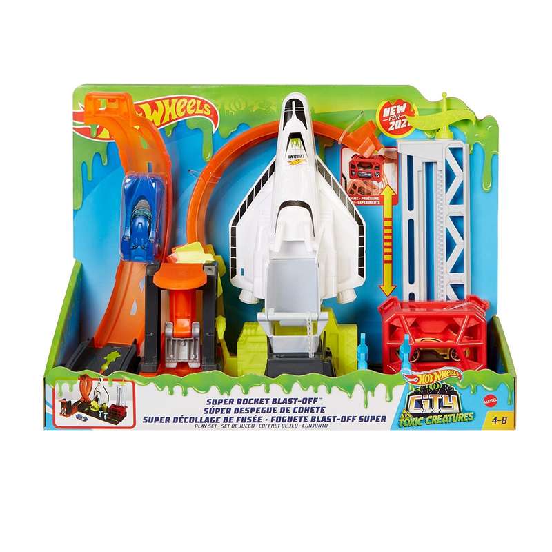 کیت ماشین بازی هات ویلز مدل Super Rocket Blast OFF کد FNB15 - GTT75