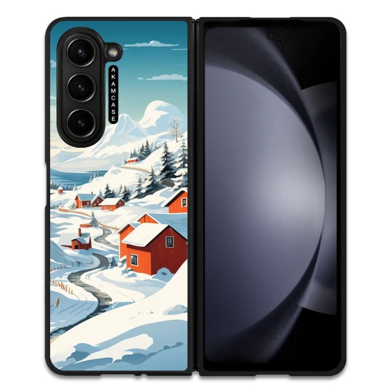کاور آکام مدل AMC-WSGZFOLD5-WINTER-17 مناسب برای گوشی موبایل سامسونگ Galaxy Z Fold 5