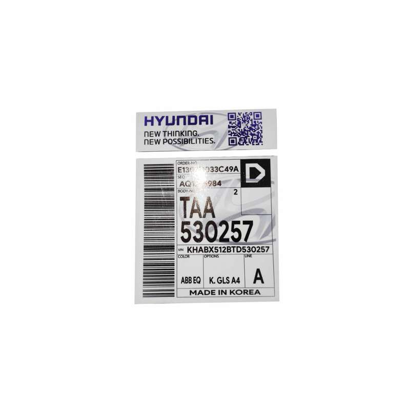 برچسب بدنه خودرو ریک آرو مدل hyundai