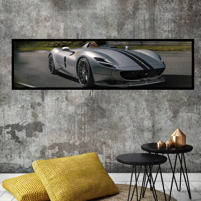 تابلو بکلیت طرح ماشین فراری کروک مدل کشیده B-7851