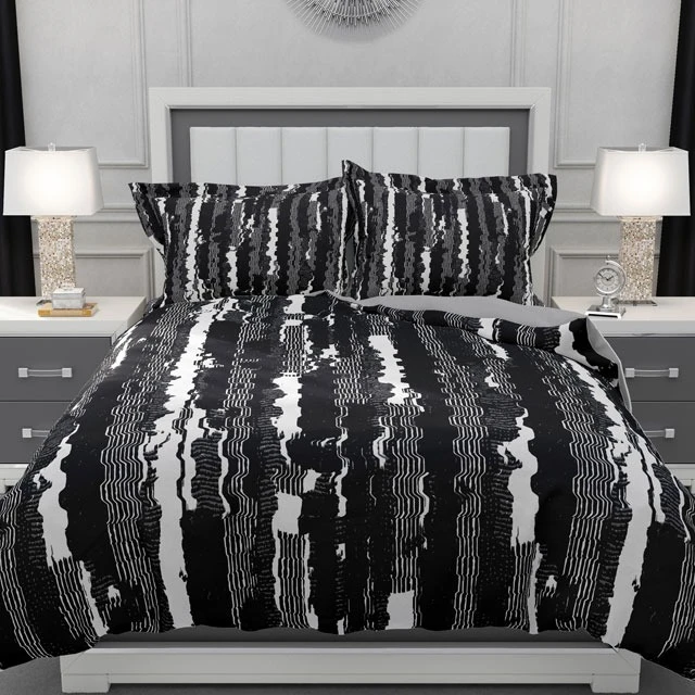 سرویس روتختی مدل راه راه اسپرت DF51 دو نفره 6 تکه