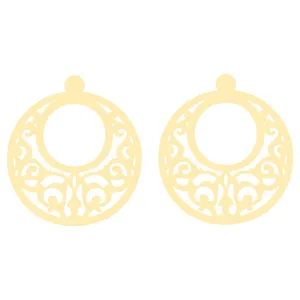 گوشواره طلا 18 عیار زنانه الن نار مدل ELN5119