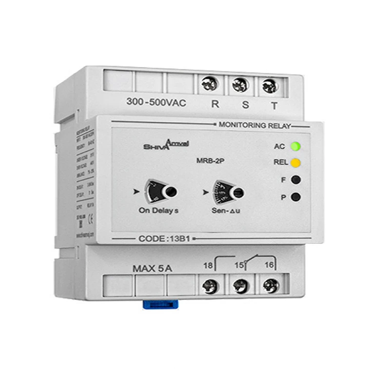 رله کنترل فاز شیوا امواج مدل MRB-2P کد 13B1 بسته بیست عددی