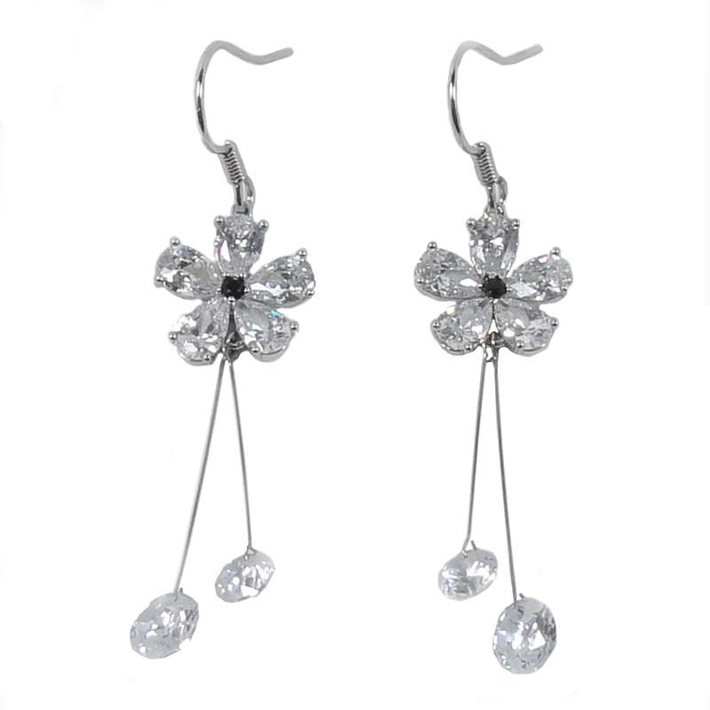 گوشواره دخترانه ژوپینگ مدل فلاور کد AM39