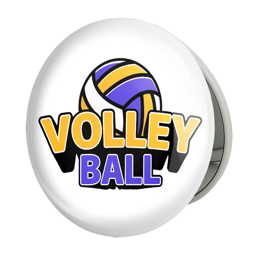 آینه جیبی خندالو طرح والیبال Volleyball مدل تاشو کد 26403