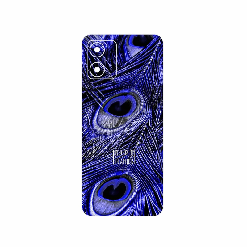 برچسب پوششی ماهوت مدل Purple Feather مناسب برای گوشی موبایل موتورولا Moto E13