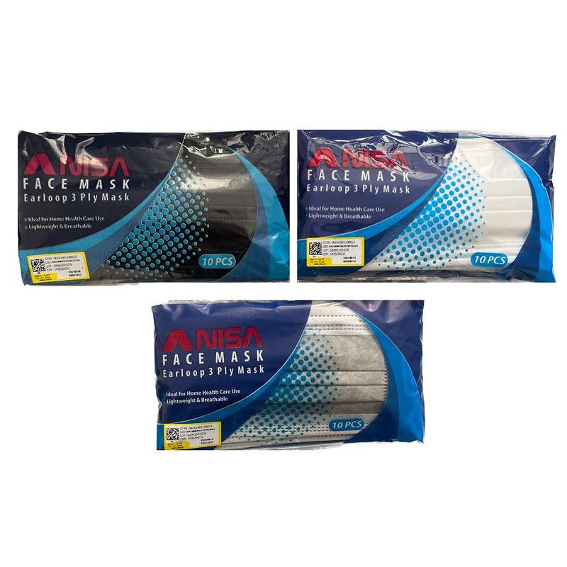 ماسک تنفسی آنیسا مدل G10 مجموعه 30 عددی