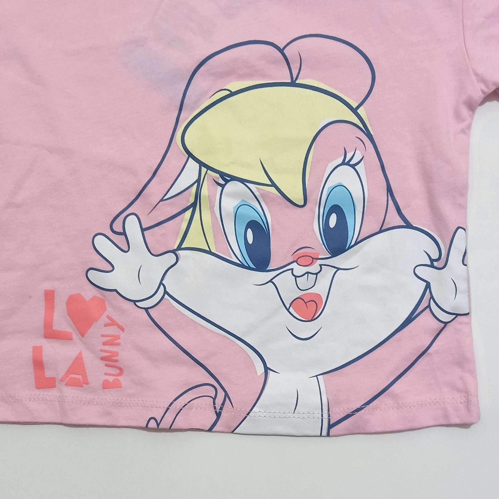 تی شرت آستین کوتاه دخترانه لونی تونز مدل Bunny -  - 2
